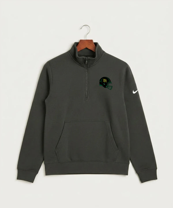 Proctor High School Football (Boys) - Anthracite Nike Club Fleece Sleeve Swoosh 1/2-Zip NKDX6718