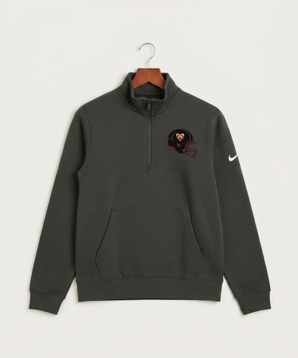 Stewartville High School Football (Boys) - Anthracite Nike Club Fleece Sleeve Swoosh 1/2-Zip NKDX6718