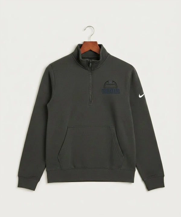 Zumbrota Mazeppa High School Volleyball (Girls) - Anthracite Nike Club Fleece Sleeve Swoosh 1/2-Zip NKDX6718
