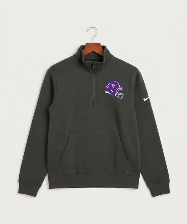 Granada-Huntley-East Chain/Truman Football (Boys) - Anthracite Nike Club Fleece Sleeve Swoosh 1/2-Zip NKDX6718
