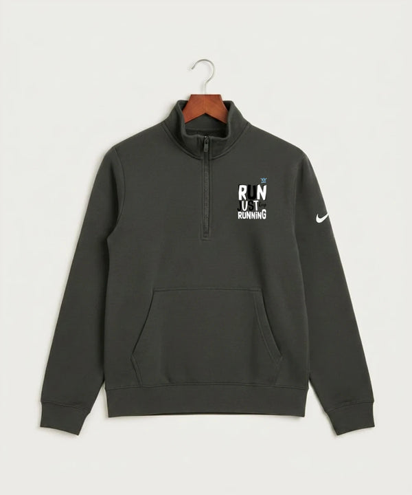 Minnesota Sting Athletics - Anthracite Nike Club Fleece Sleeve Swoosh 1/2-Zip NKDX6718
