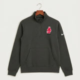 Amboy Football general - Anthracite Nike Club Fleece Sleeve Swoosh 1/2-Zip NKDX6718