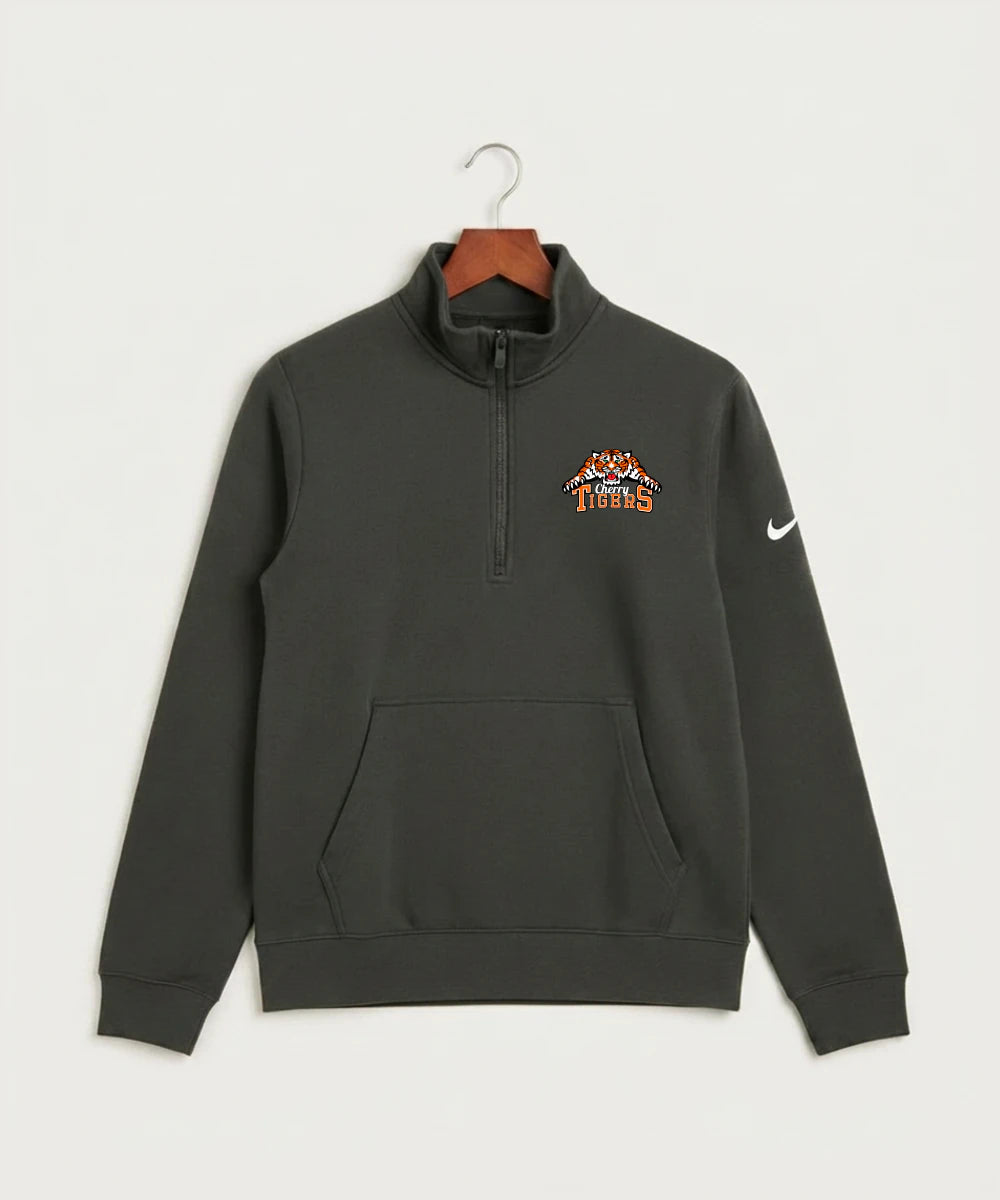 Cherry High School Athletics Coed - Anthracite Nike Club Fleece Sleeve Swoosh 1/2-Zip NKDX6718