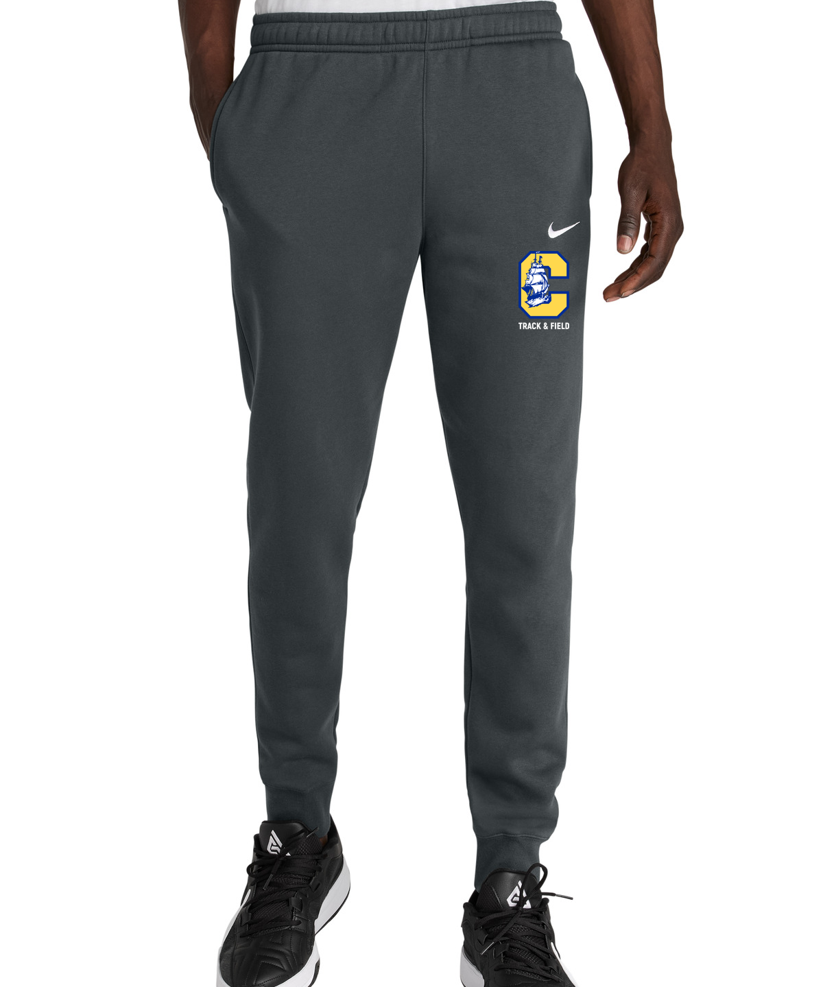 Clearview High School track_field - Anthracite Nike Club Fleece Jogger NKHM8045