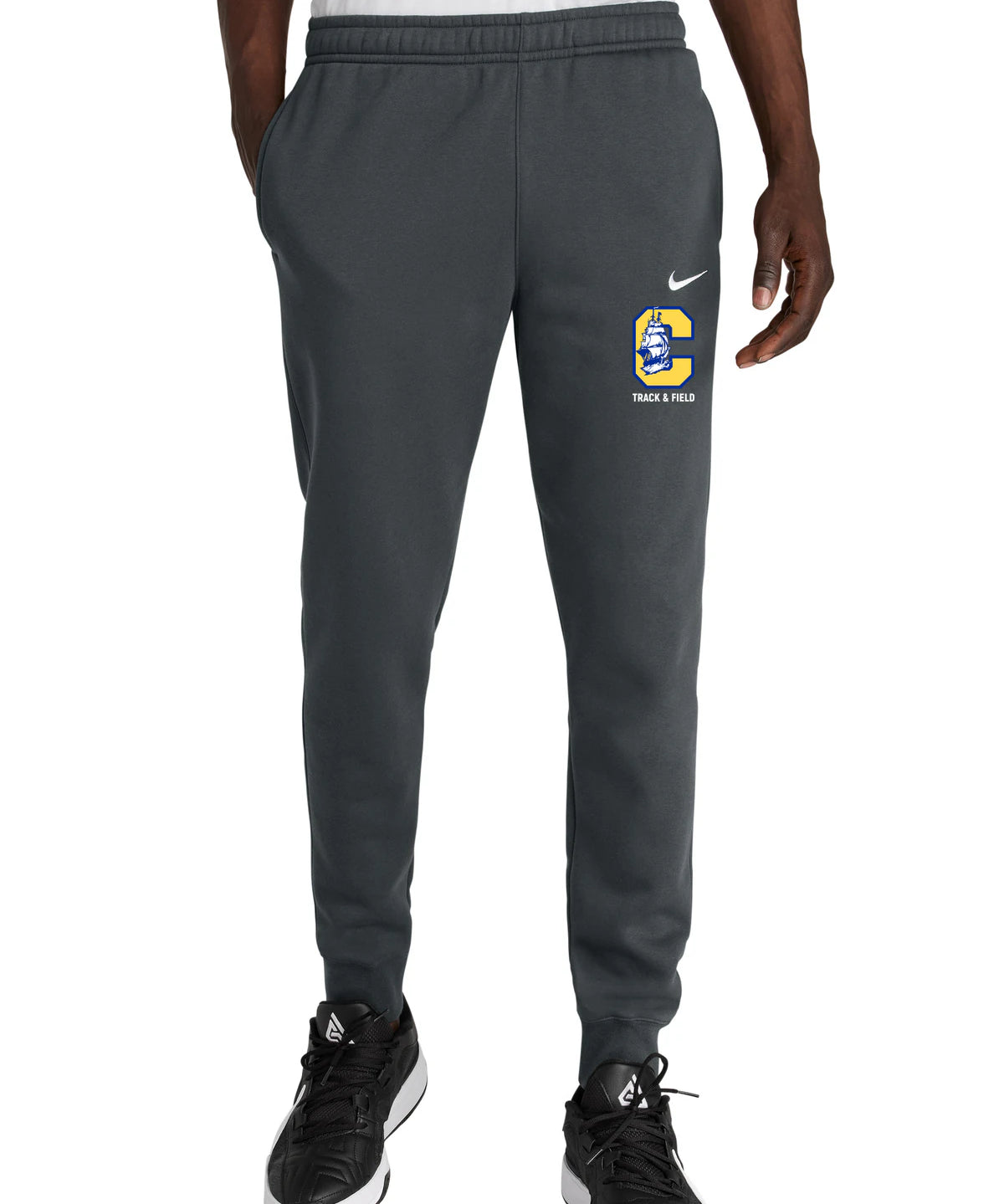 Clearview High School track_field - Anthracite Nike Club Fleece Jogger NKHM8045