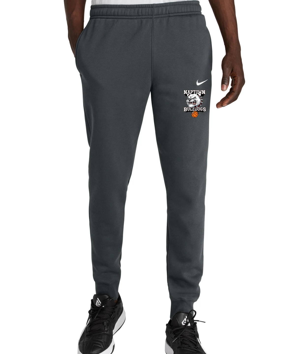 Naptown basketball_boys - Anthracite Nike Club Fleece Jogger NKHM8045