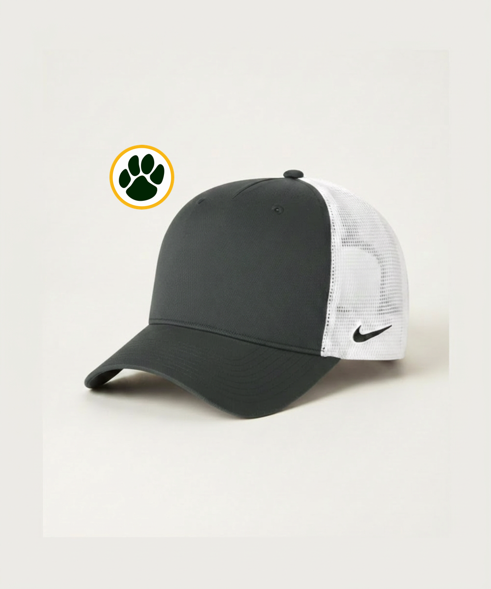 Ashwaubenon High School Football (Boys) - Anthracite/ White Nike Snapback Mesh Trucker Cap NKFN9893