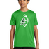 DC Everest Middle School Football — example store - Apple Green Nike Youth Swoosh Sleeve rLegend Tee NKDX8787