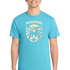 Abingdon High School soccer_boys - Aquatic Blue Port & Co Core Cotton Tee. PC54