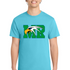 Maple River High School hockey_boys - Aquatic Blue Port & Co Core Cotton Tee. PC54