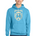 Abingdon High School soccer_boys - Aquatic Blue Port & Co Core Fleece Pullover Hooded Sweatshirt. PC78H
