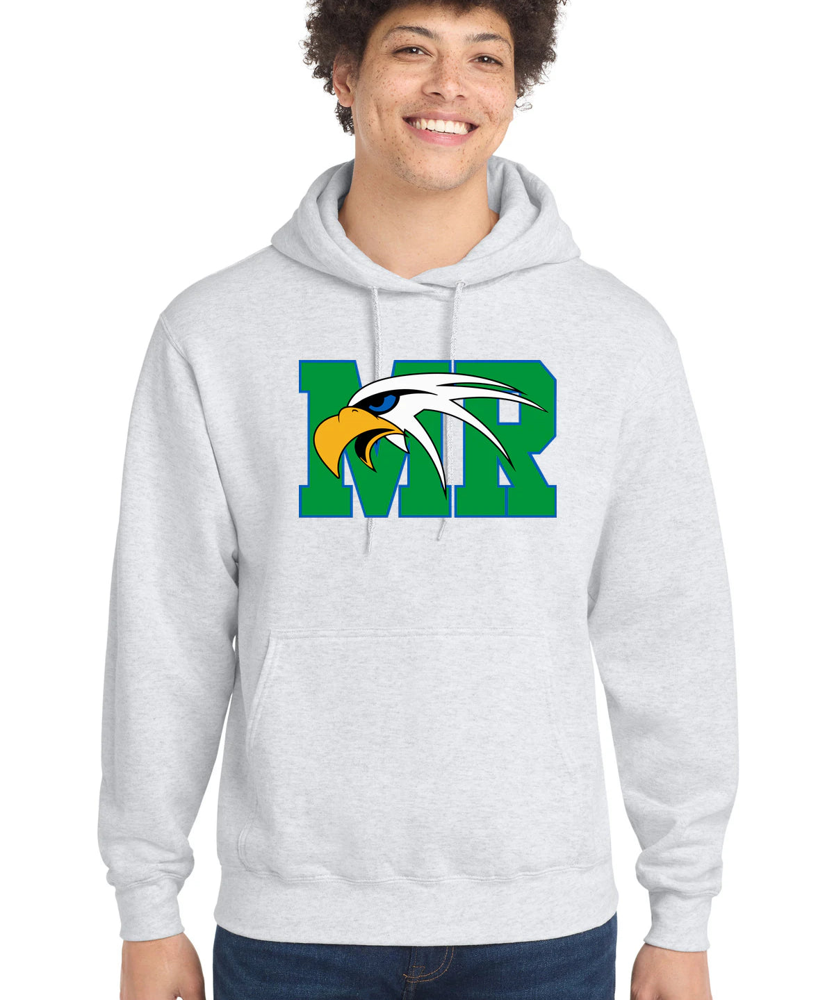 Maple River High School hockey_boys - Ash Port & Co Core Fleece Pullover Hooded Sweatshirt. PC78H