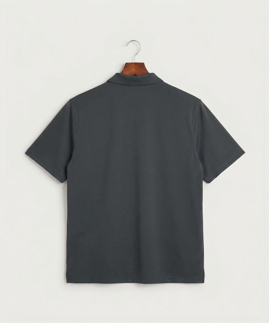 Plainview Elgin Millville H S Volleyball (Girls) - Anthracite Polo - Left Chest (back)