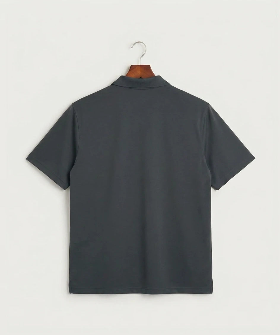 Rancho Verde Cross Country - Anthracite Polo - Left Chest (back)