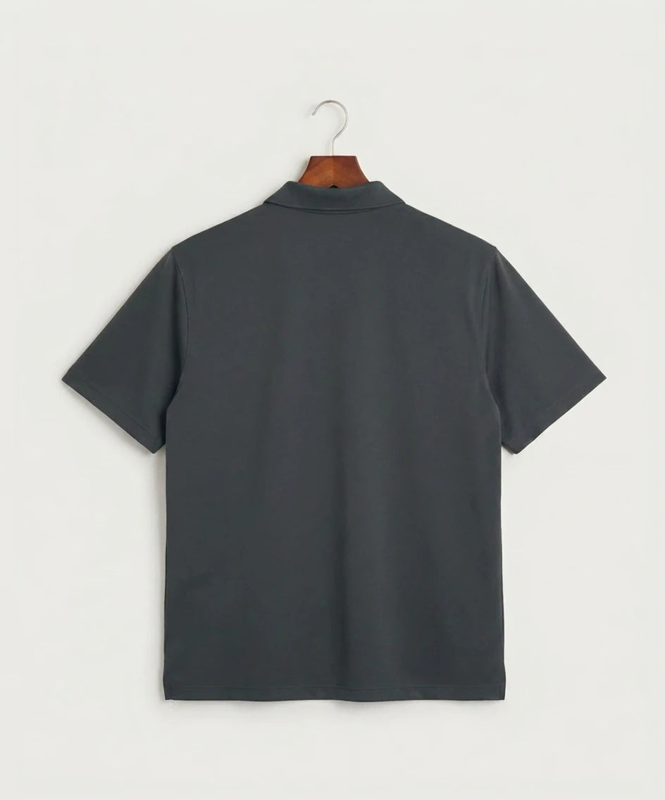 Stewartville High School Tennis (Coed) - Anthracite Polo - Left Chest (back)