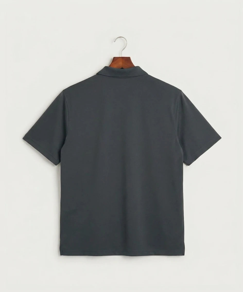 Notre Dame Prep High School Football - Anthracite Polo - Left Chest — back