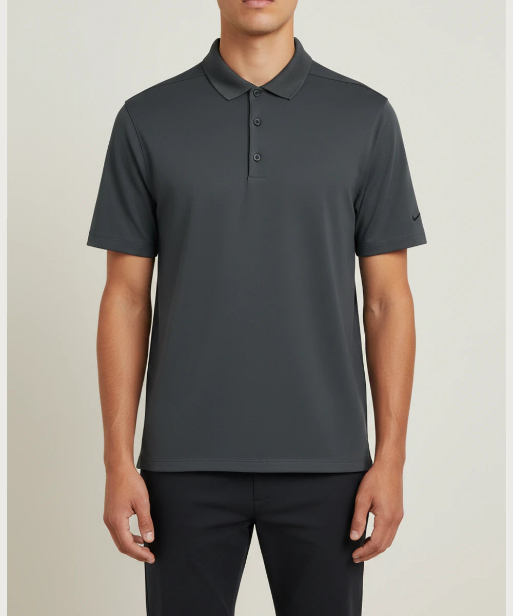 Notre Dame High School Team Store - Anthracite Polo - Left Chest (model)