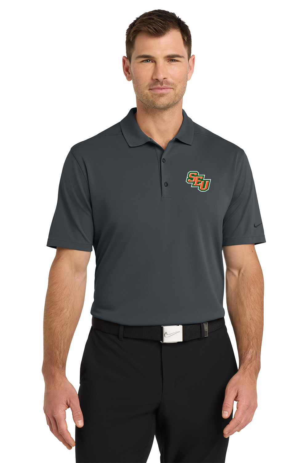 Sleepy Eye United Football - Anthracite Polo - Left Chest