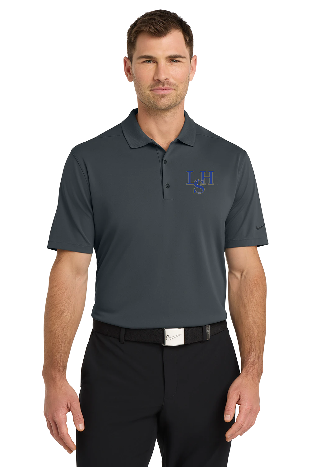 LeSueur Henderson Baseball & Softball - Anthracite Polo - Left Chest