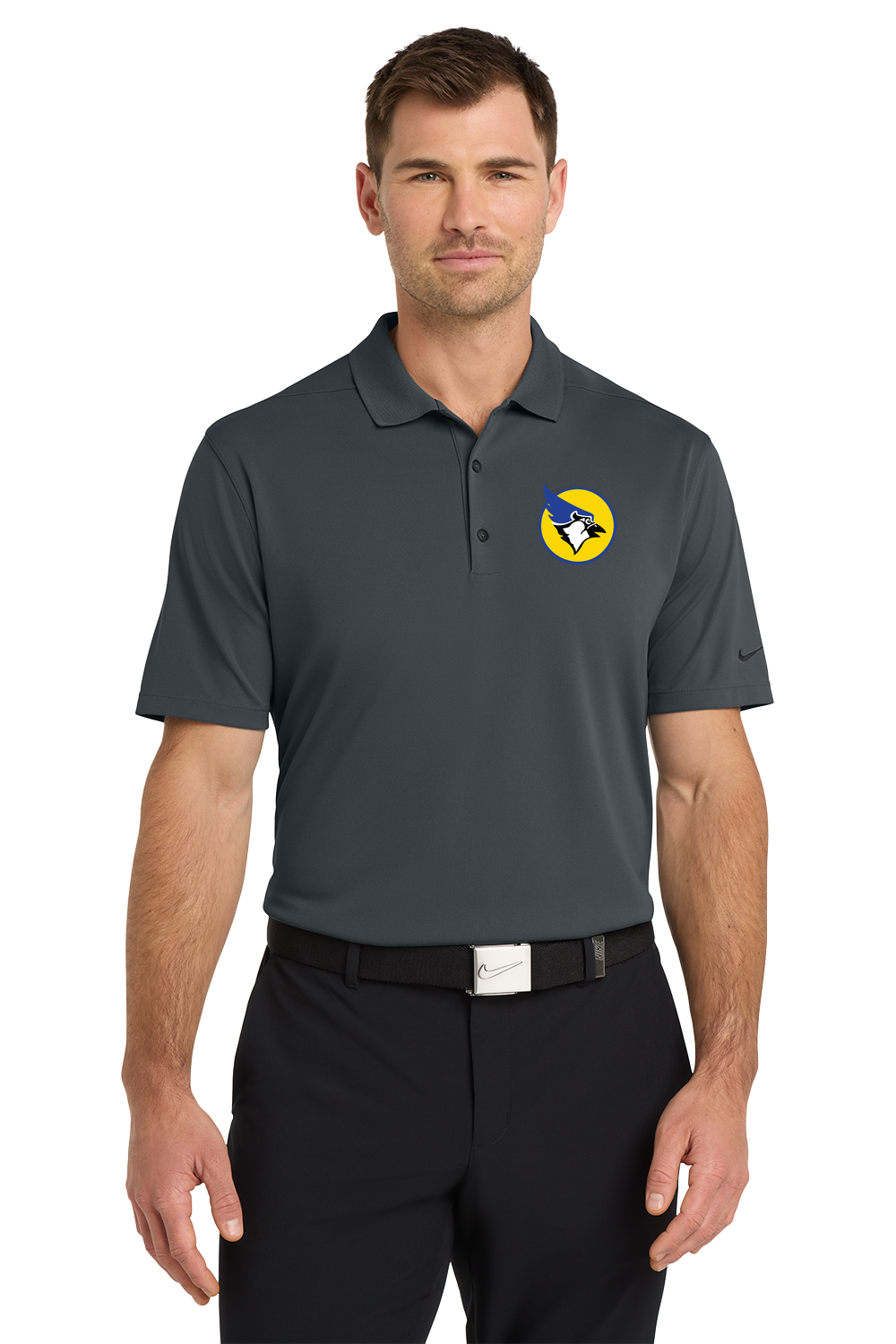 Waseca Football - Anthracite Polo - Left Chest