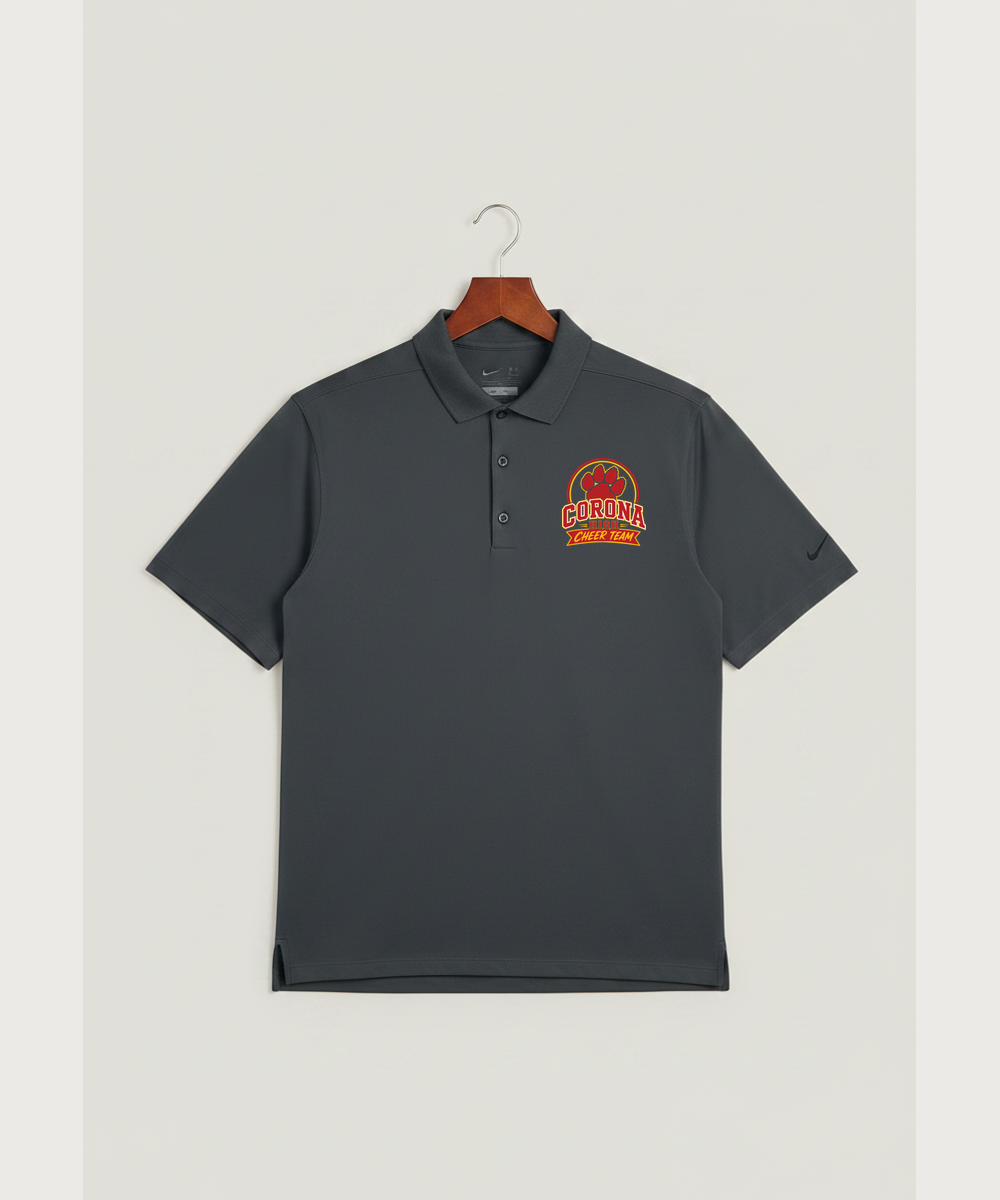 Corona Senior High School Cheer - Anthracite Polo - Left Chest