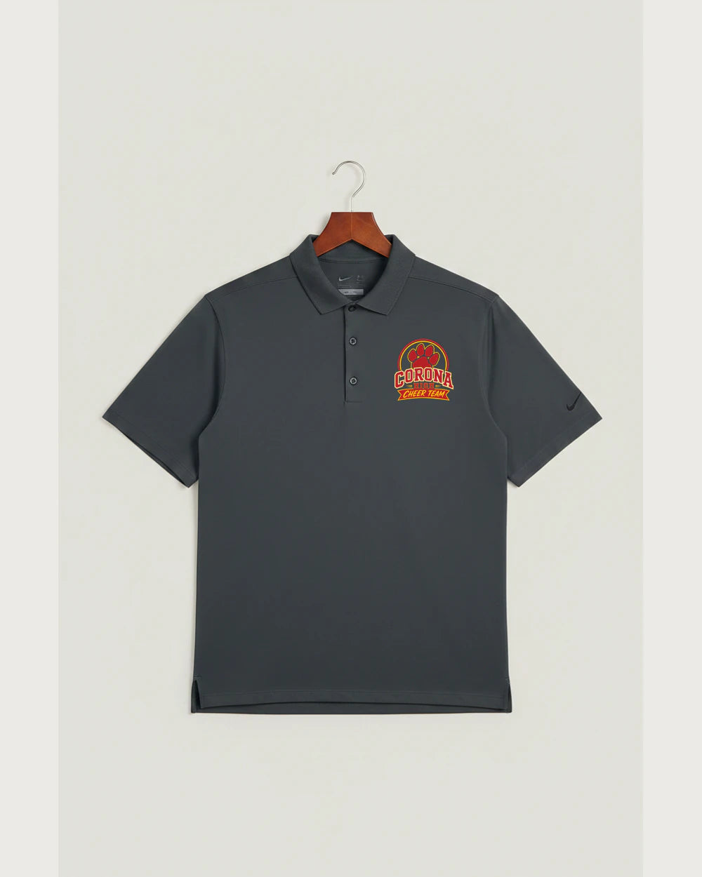 Corona Senior High School Cheer - Anthracite Polo - Left Chest