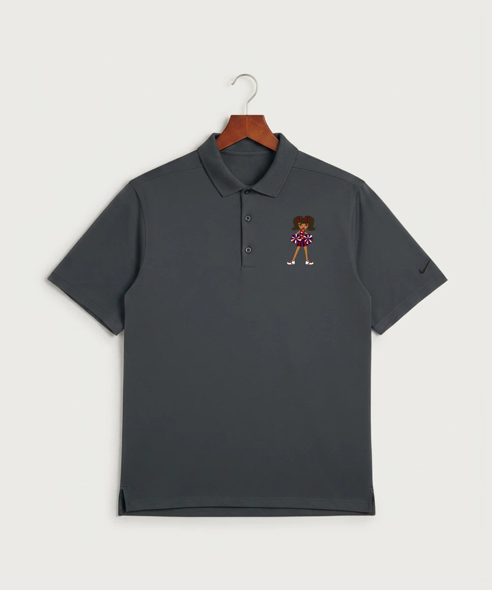 Independence High School Cheer Team - Anthracite Polo - Left Chest