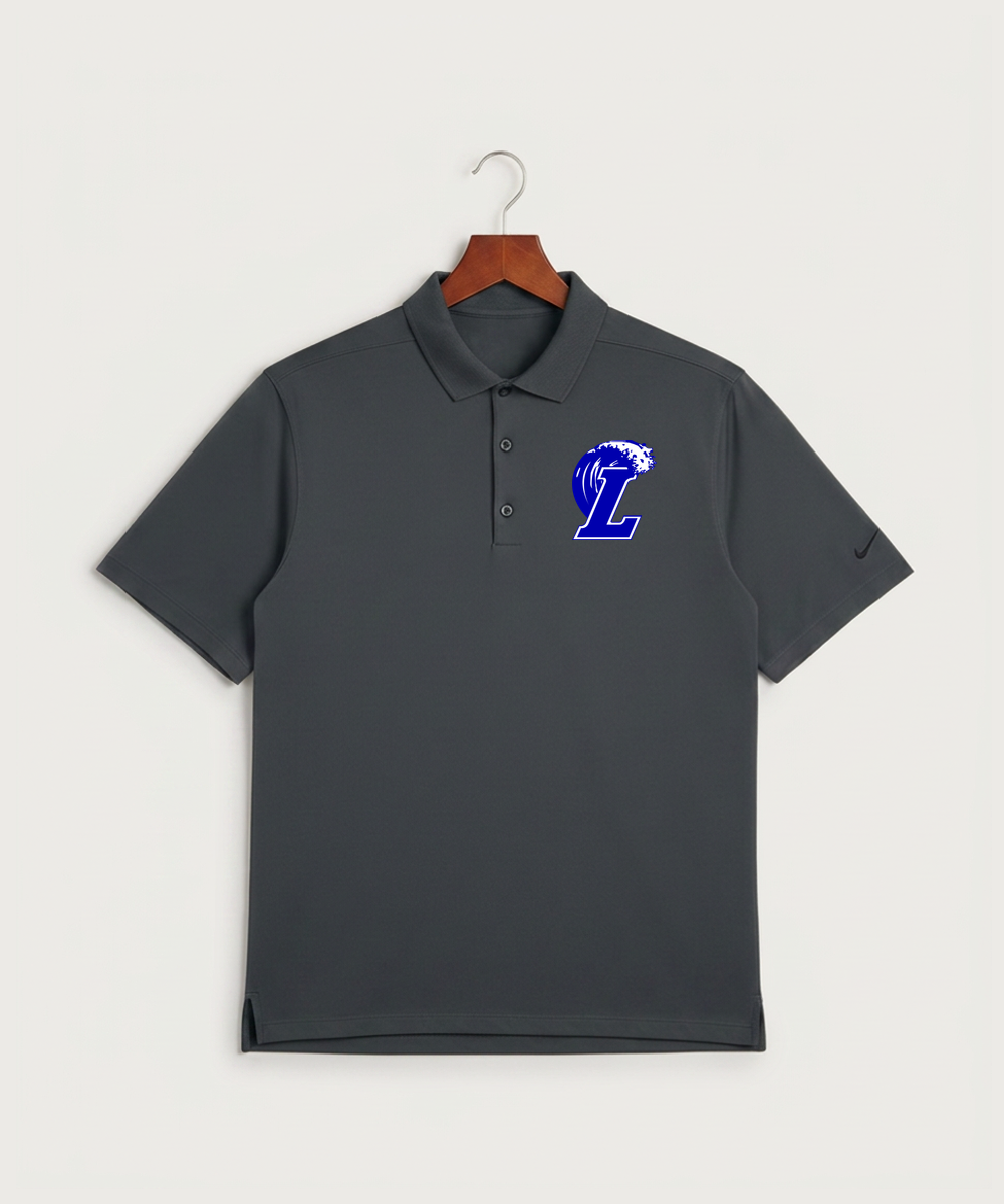 Lakeview High School Football (Boys) - Anthracite Polo - Left Chest