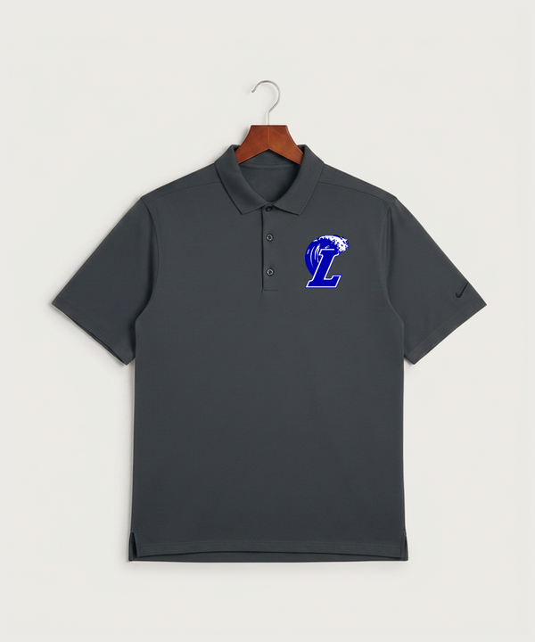 Lakeview High School Football (Boys) - Anthracite Polo - Left Chest