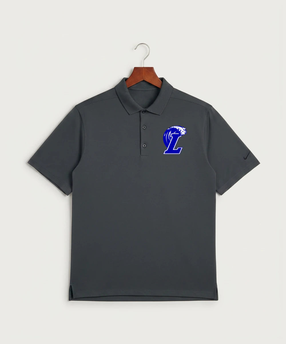 Lakeview High School Football (Boys) - Anthracite Polo - Left Chest