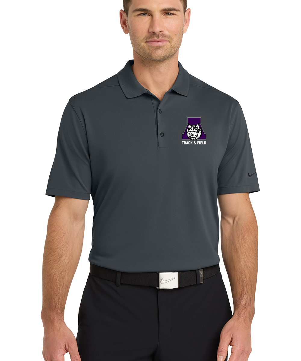 Albany Track & Field - Anthracite Polo - Left Chest