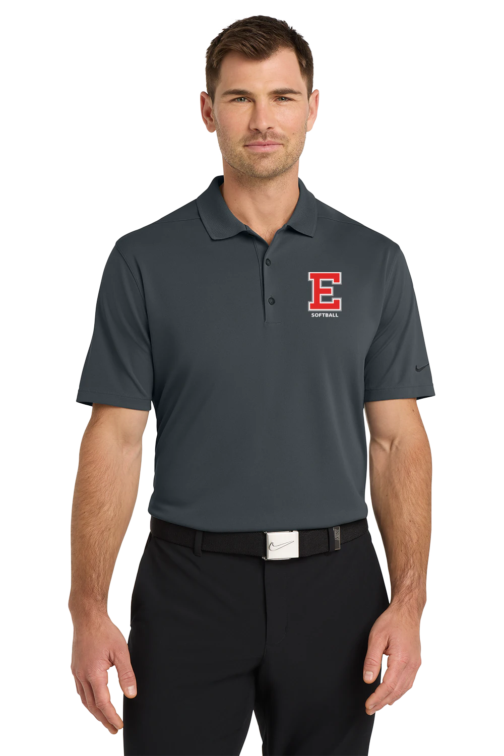 Duluth East Softball - Anthracite Polo - Left Chest