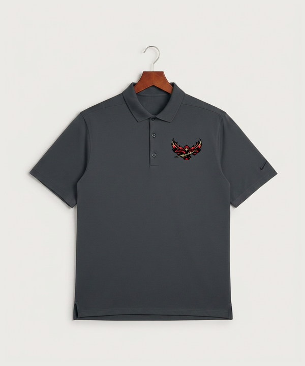 Gfw High School Football (Boys) - Anthracite Polo - Left Chest