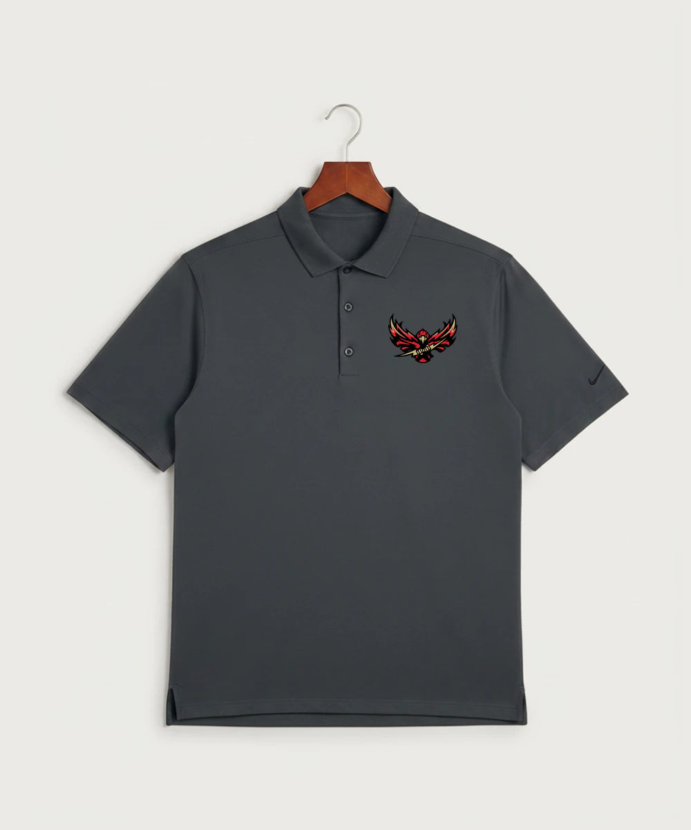 Gfw High School Football (Boys) - Anthracite Polo - Left Chest