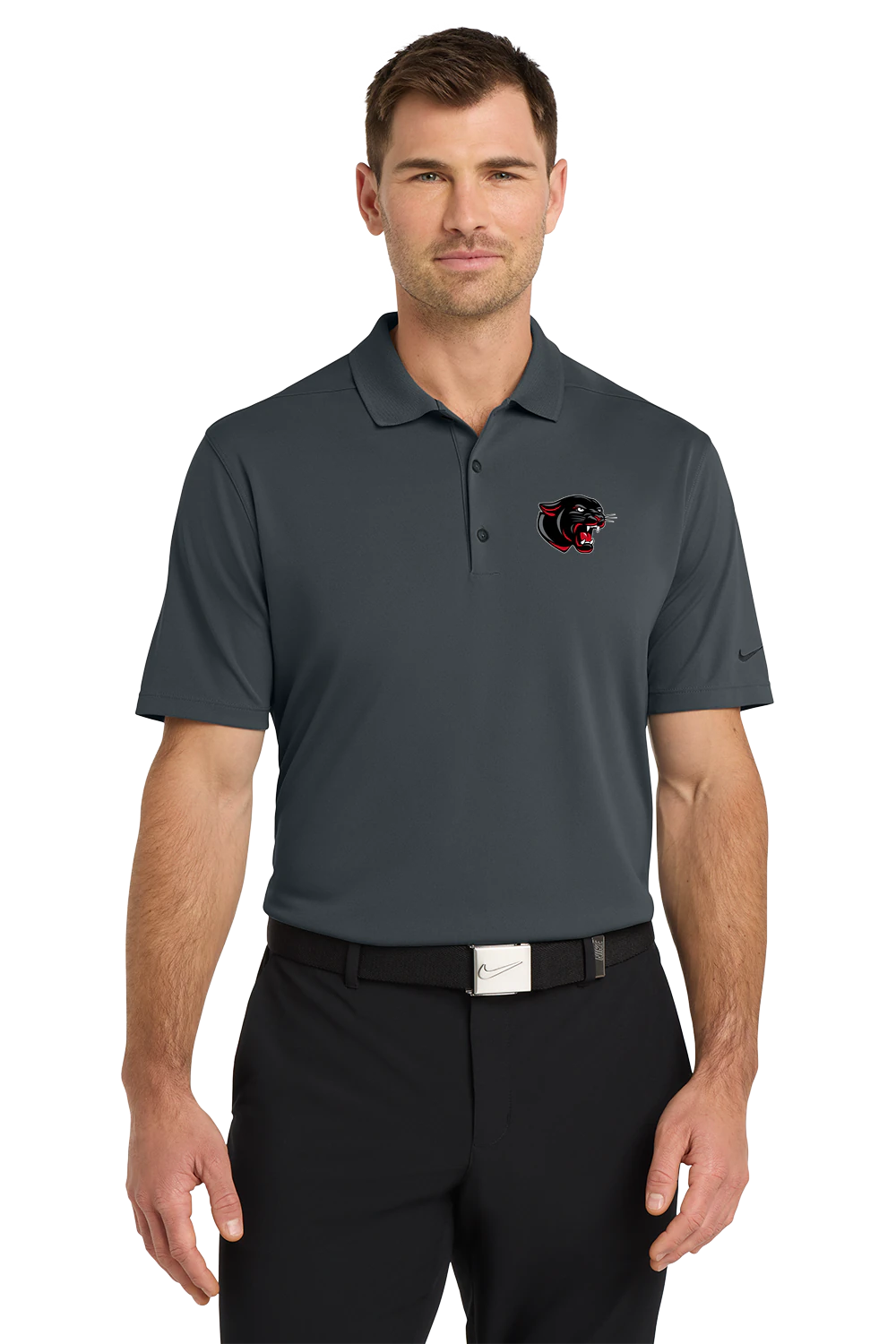 Tracy-Milroy-Balaton Track - Anthracite Polo - Left Chest
