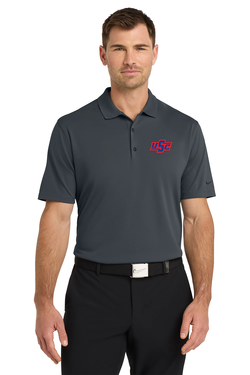 Wells Baseball & Softball - Anthracite Polo - Left Chest