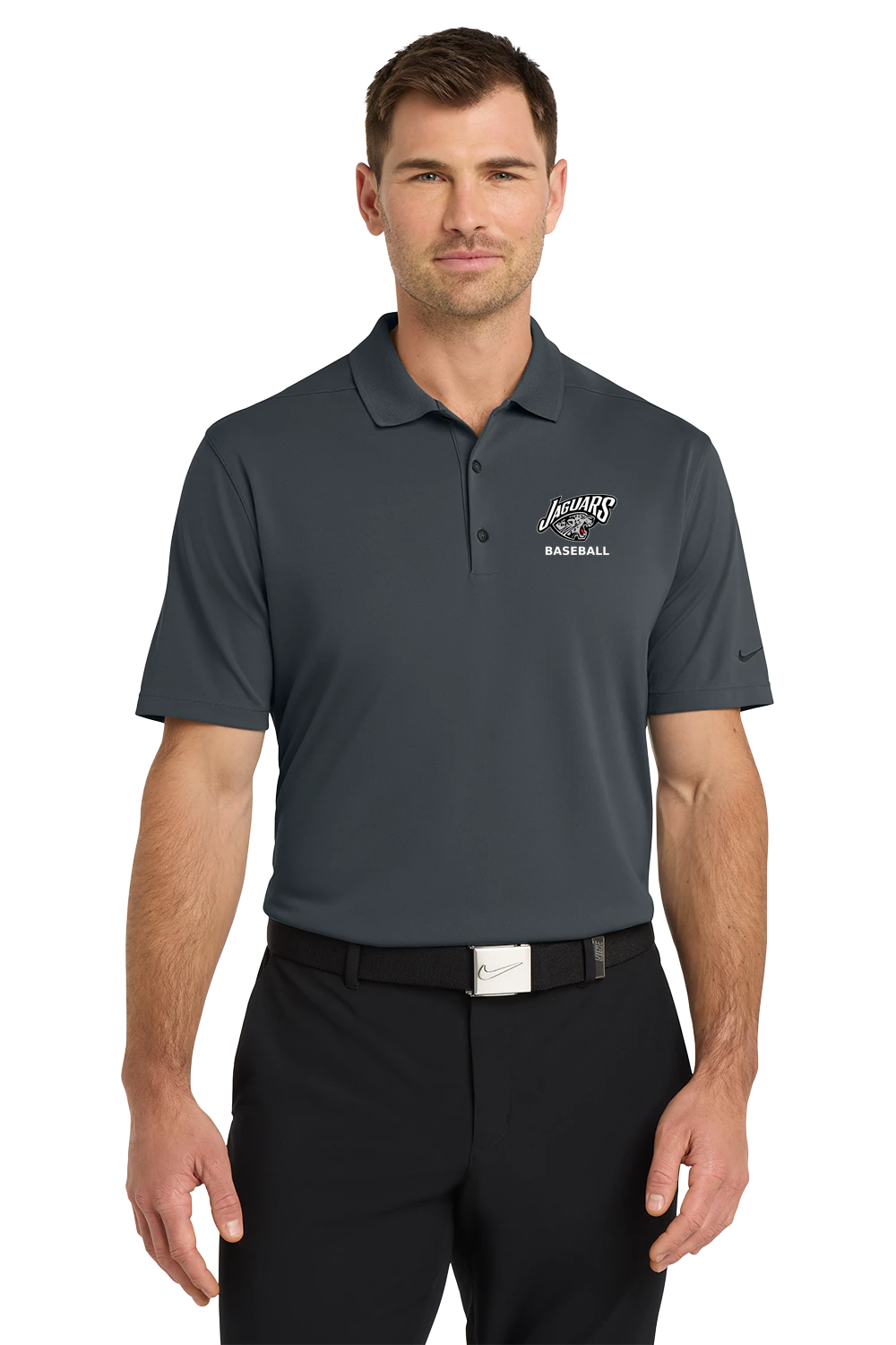 Hinckley Finlayson Baseball - Anthracite Polo - Left Chest