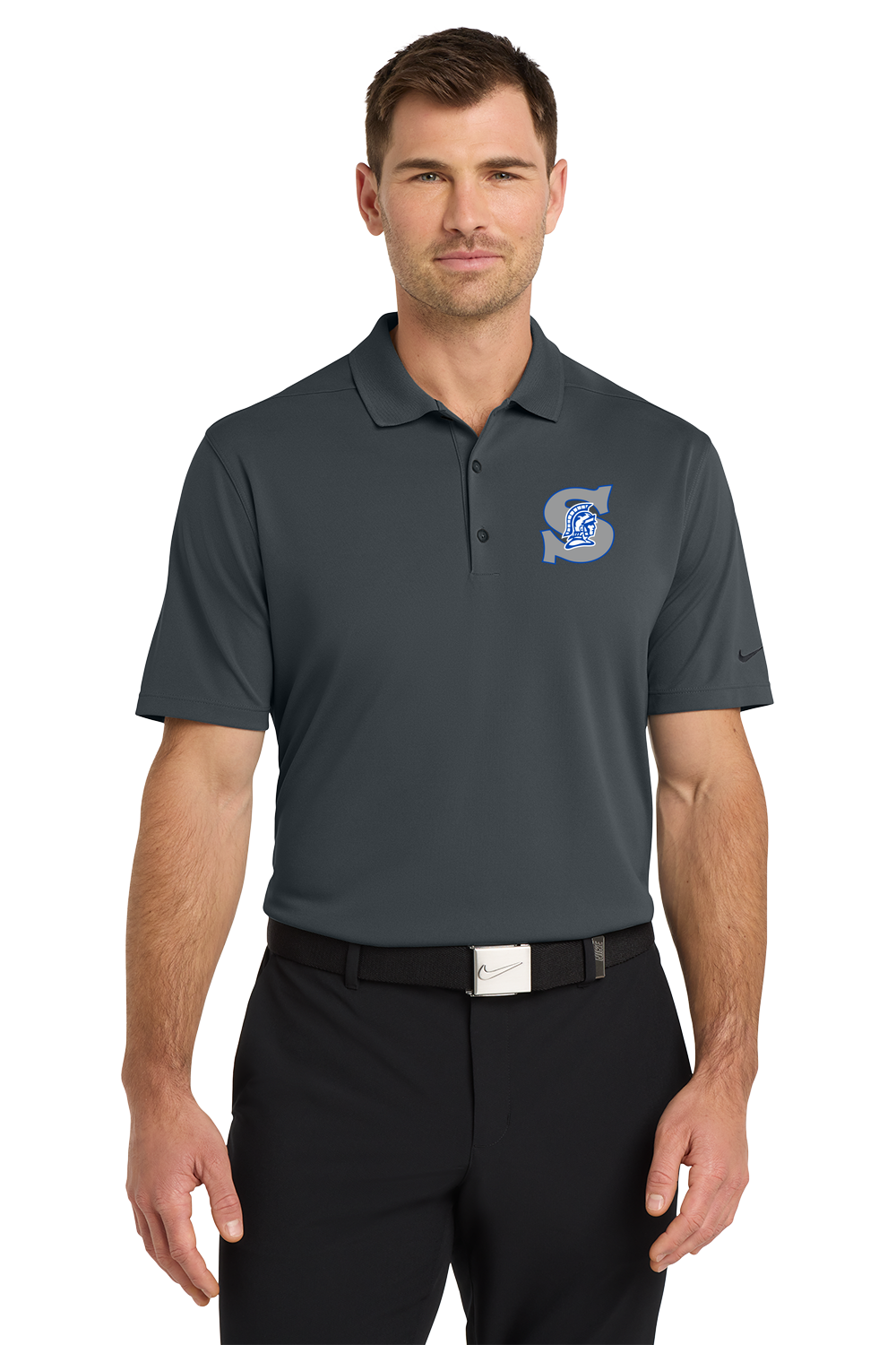 Southwest Football - Anthracite Polo - Left Chest