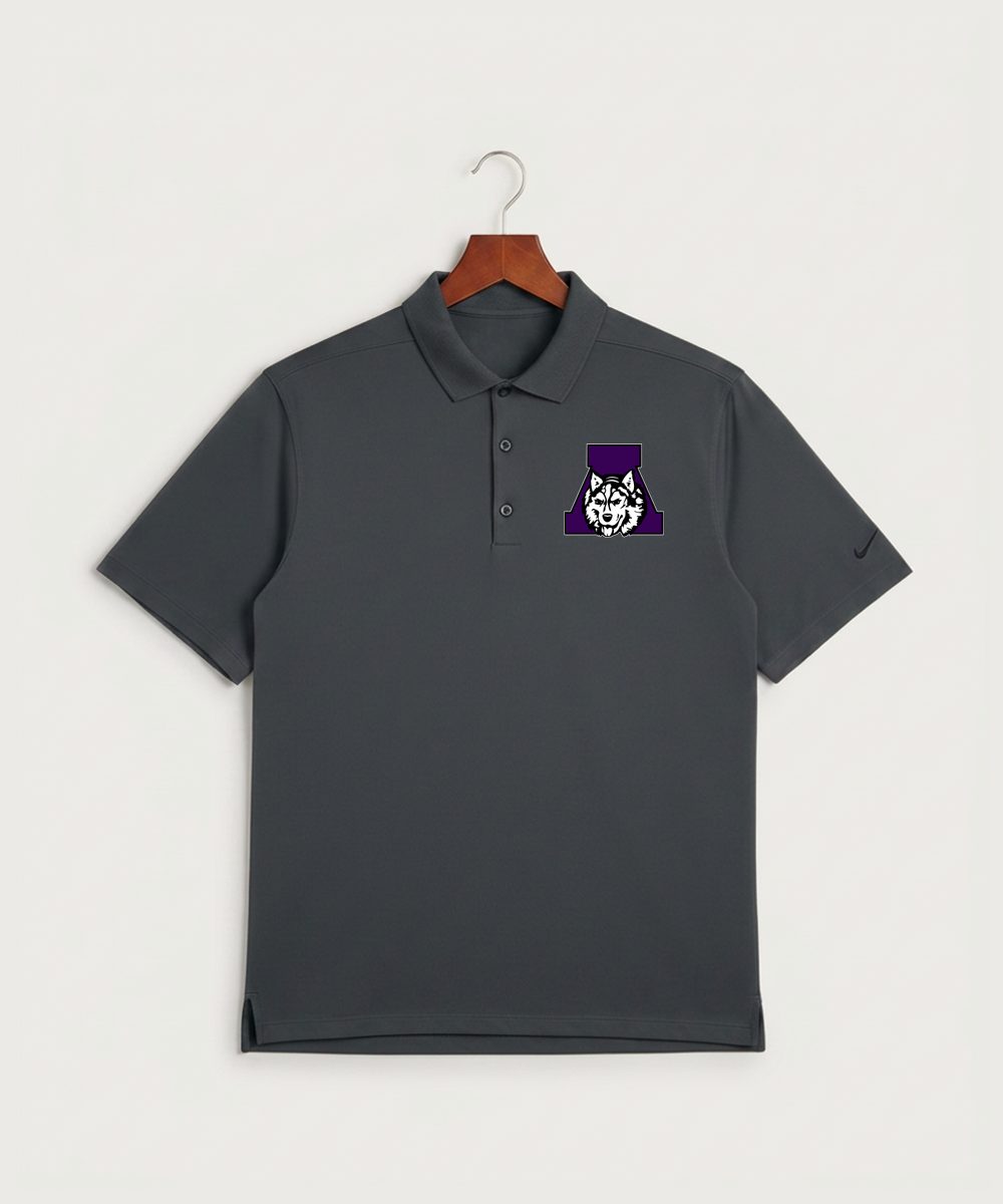 Albany High School Athletics - Anthracite Polo - Left Chest