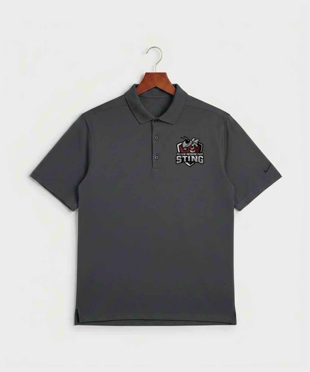 Yellow Medicine East High School Football (Boys) - Anthracite Polo - Left Chest