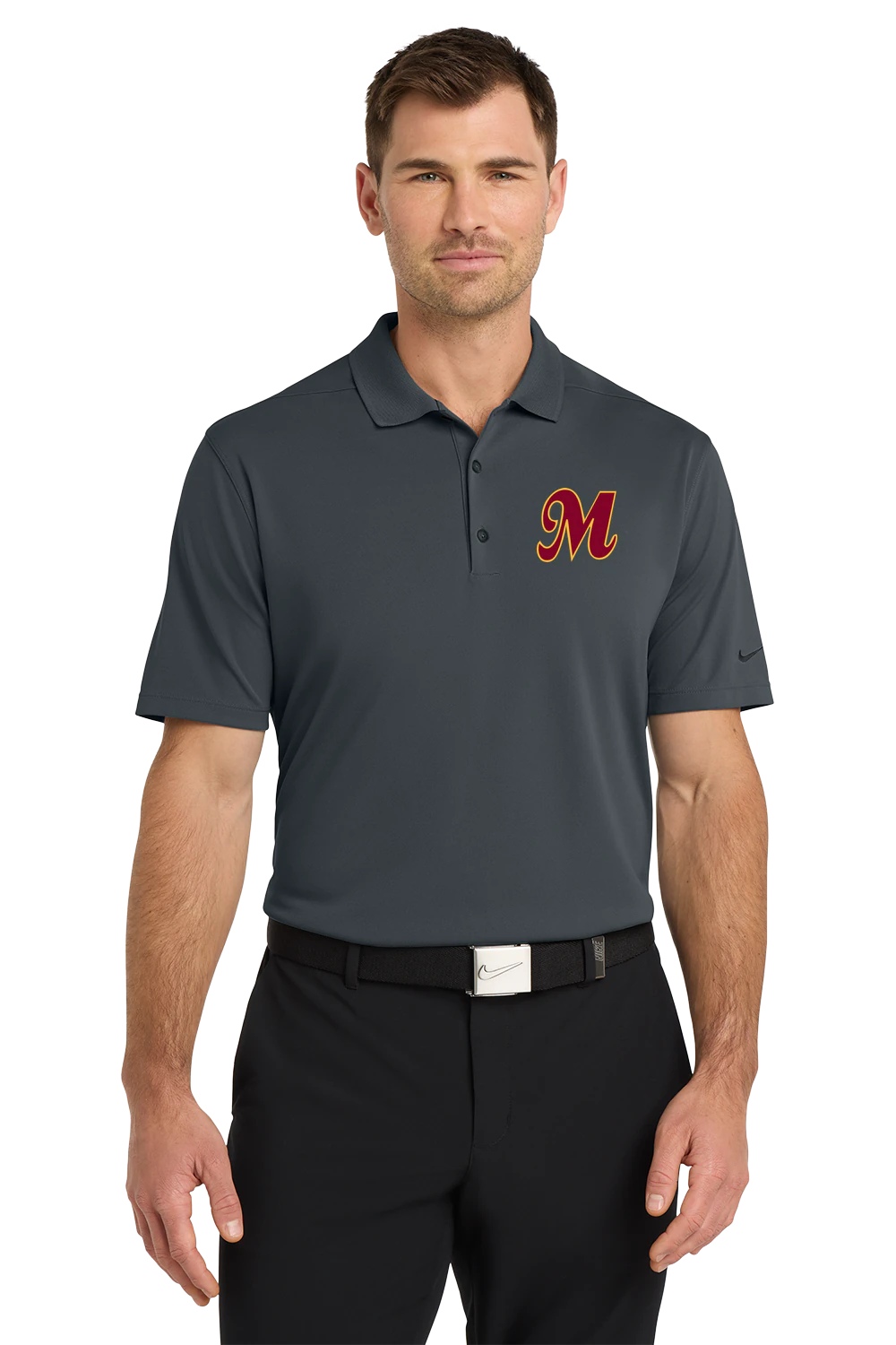 Mankato Area Youth Baseball Association - Anthracite Polo - Left Chest