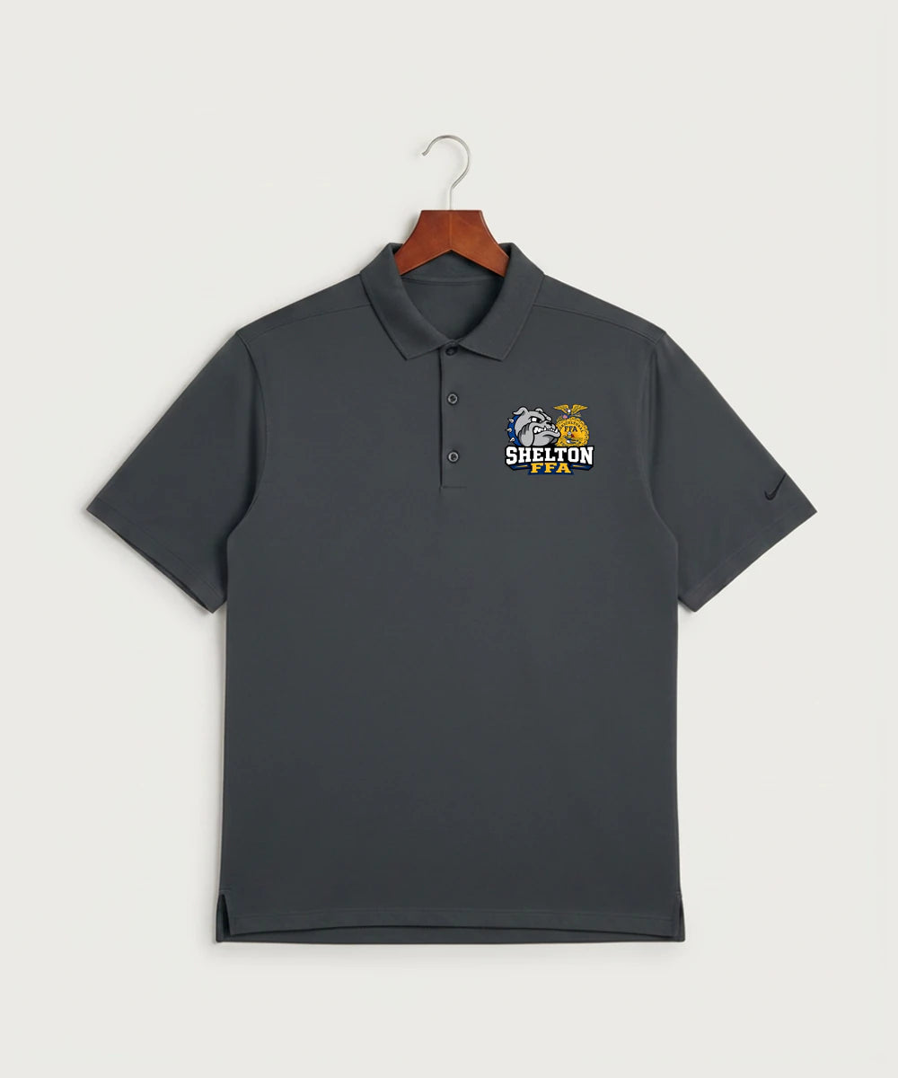 Shelton High School FFA general - Anthracite Polo - Left Chest