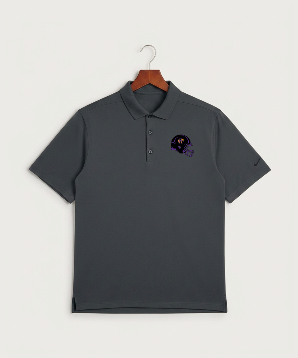International Falls High School Football (Boys) - Anthracite Polo - Left Chest