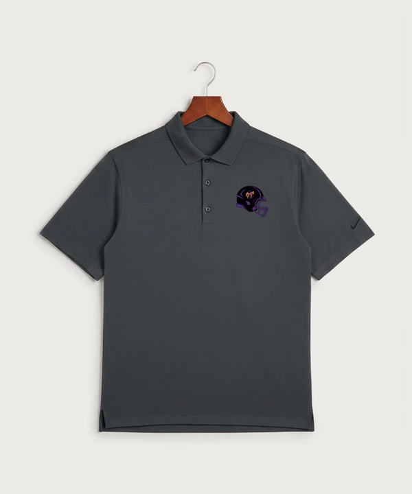 International Falls High School Football (Boys) - Anthracite Polo - Left Chest