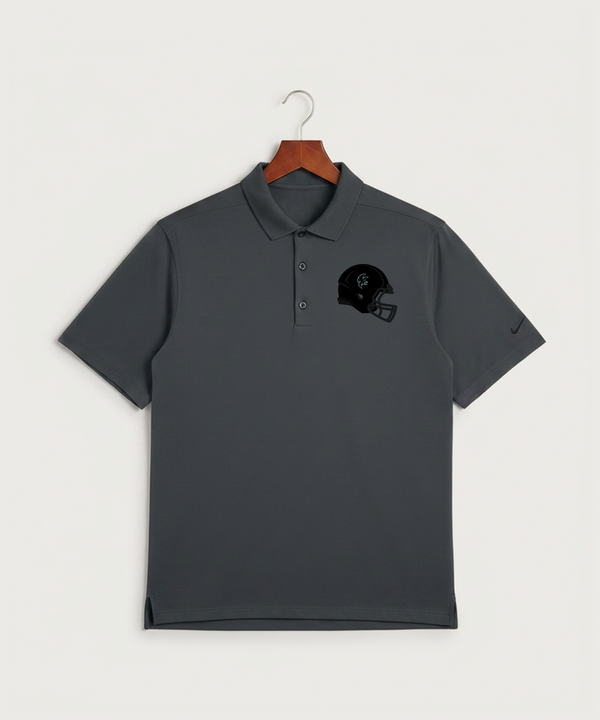 Alden-Conger-Glenville Emmons High School Football (Boys) - Anthracite Polo - Left Chest