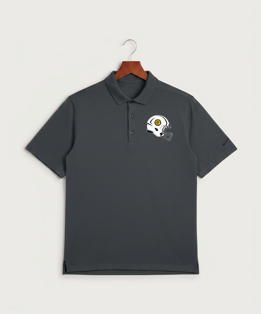 New London Spicer High School Football (Boys) - Anthracite Polo - Left Chest