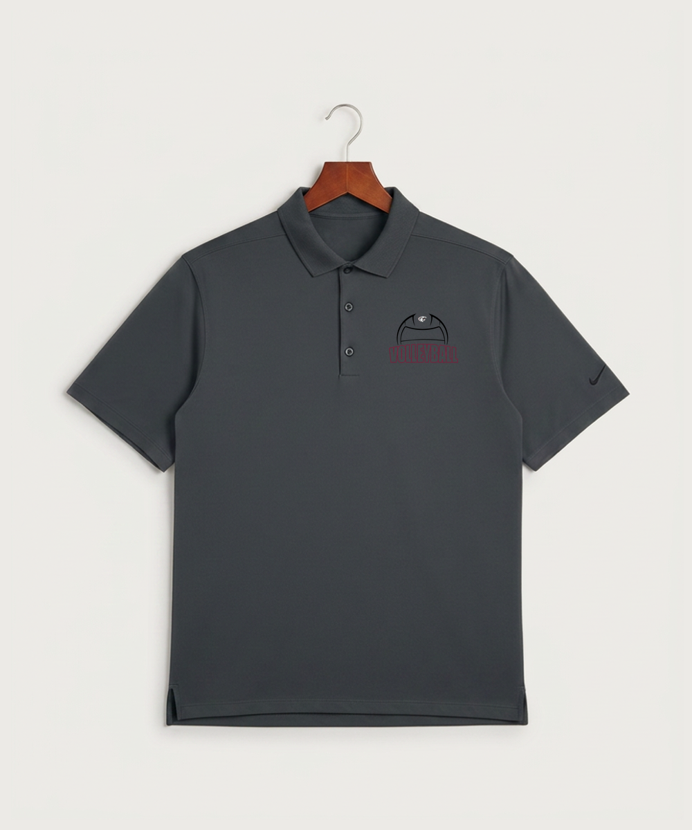 Triton High School Volleyball (Girls) - Anthracite Polo - Left Chest