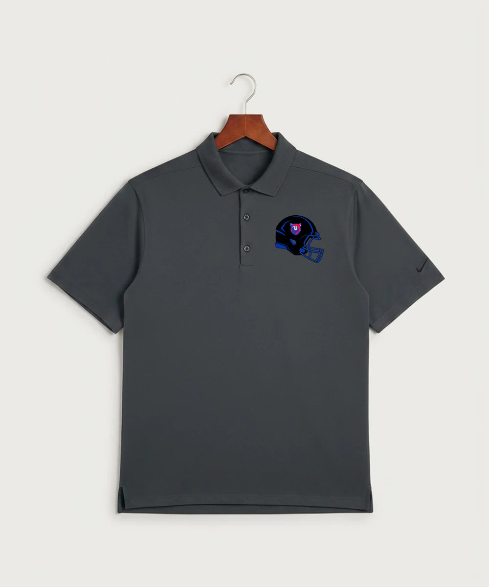 Bertha Hewitt High School Football (Boys) - Anthracite Polo - Left Chest
