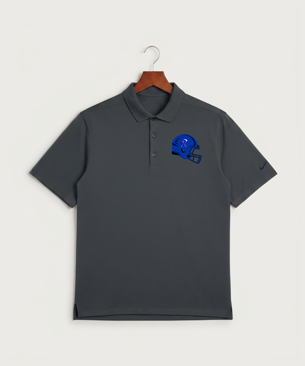 Lakeview High School Football (Boys) - Anthracite Polo - Left Chest