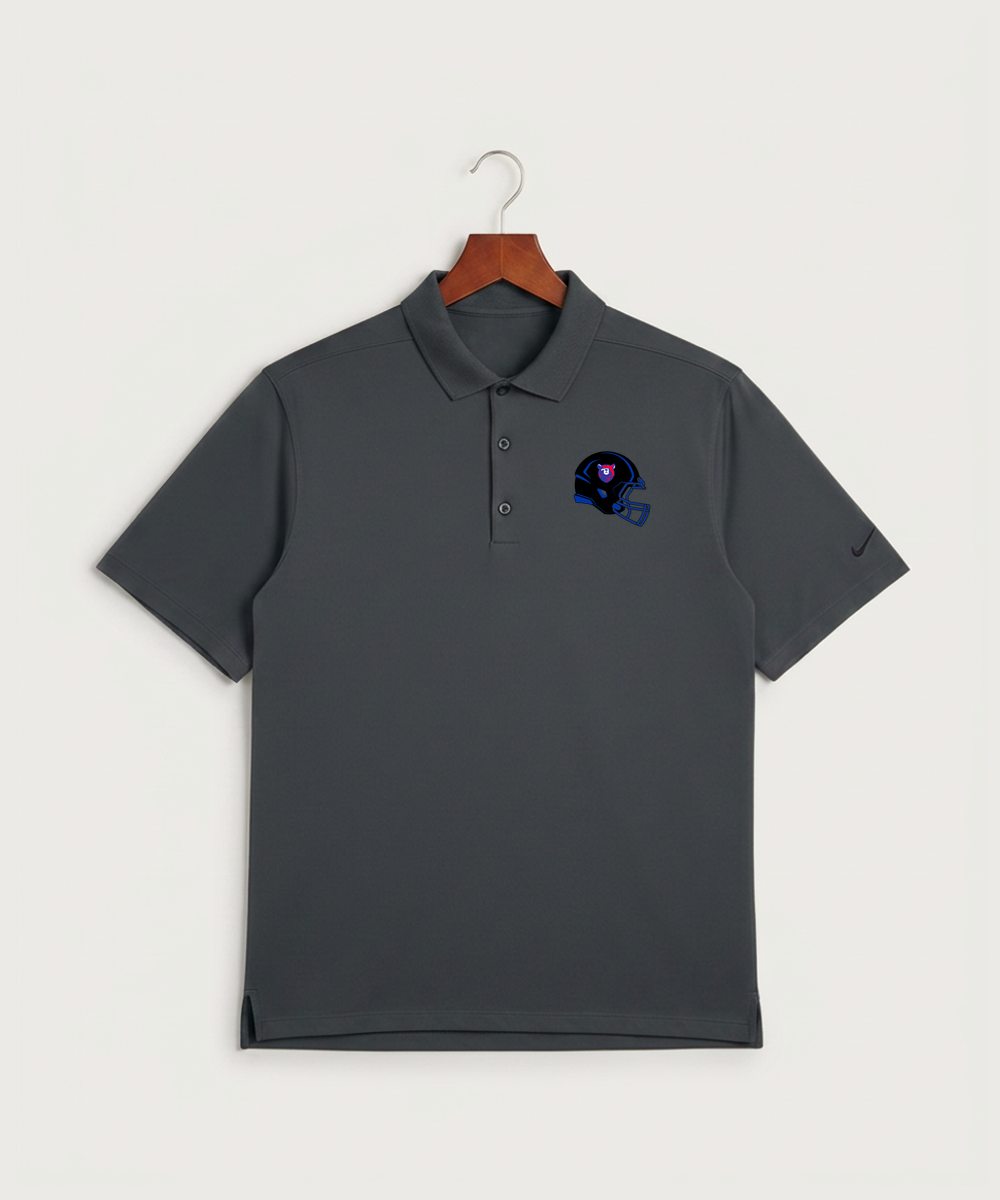 Bertha Hewitt High School Football (Boys) - Anthracite Polo - Left Chest
